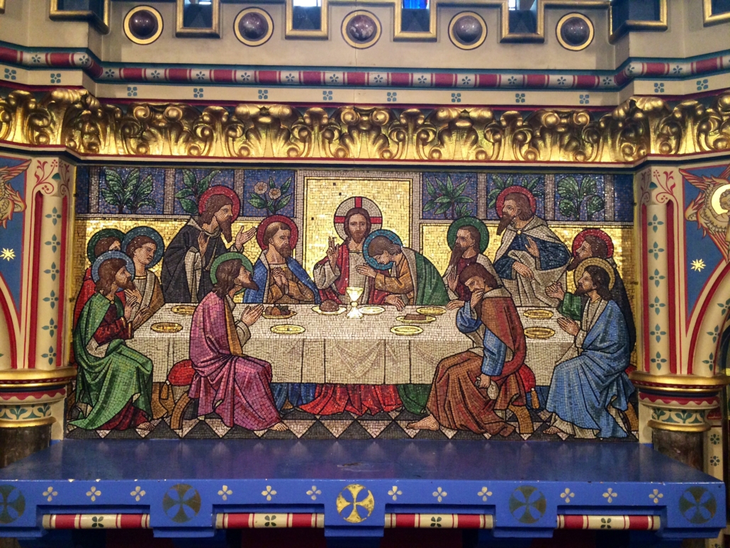 GRAN BRETAGNA – READING. Chiesa anglicana di Tutti i Santi con mosaico